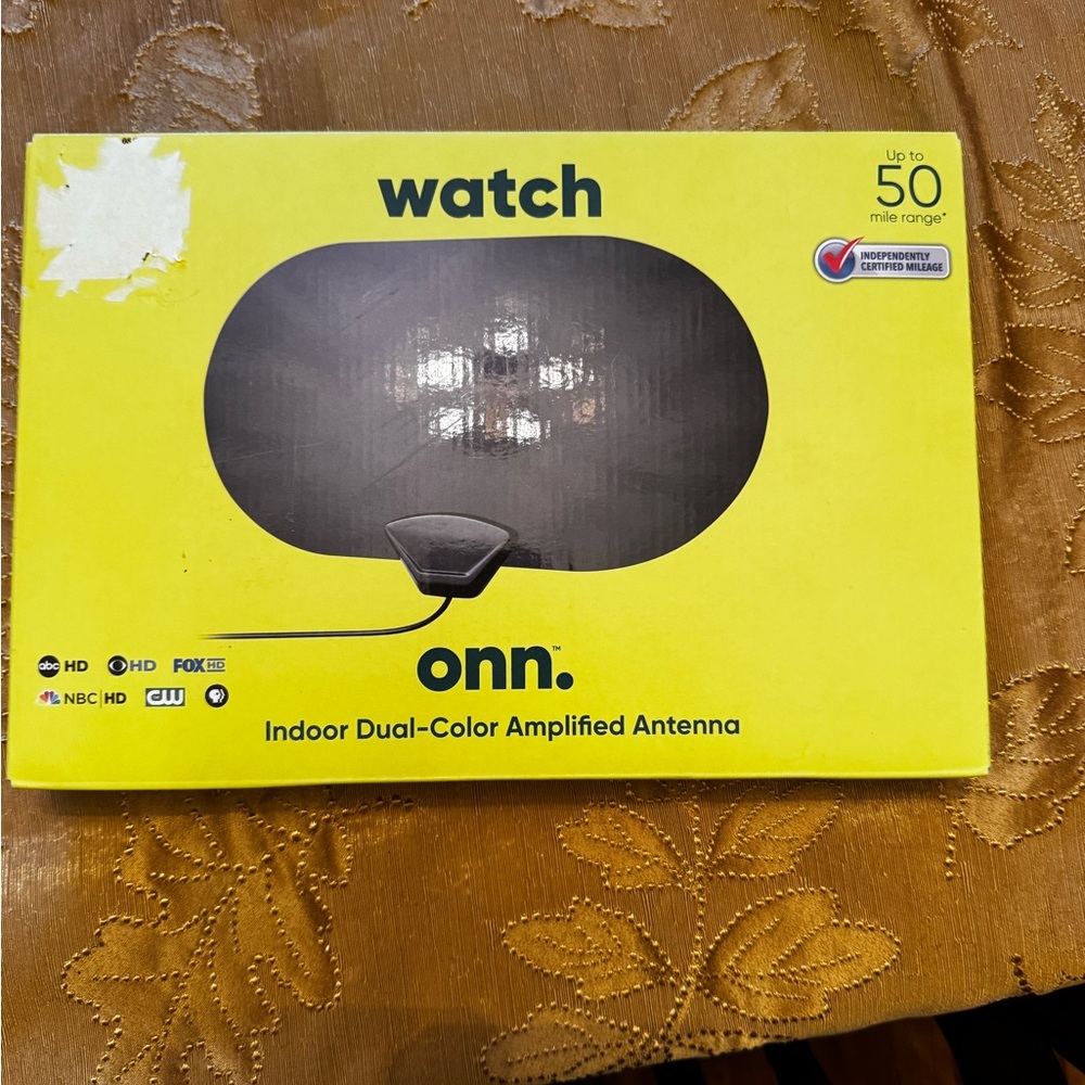 On Running Black Indoor Dual-Color Amplified Antenna
